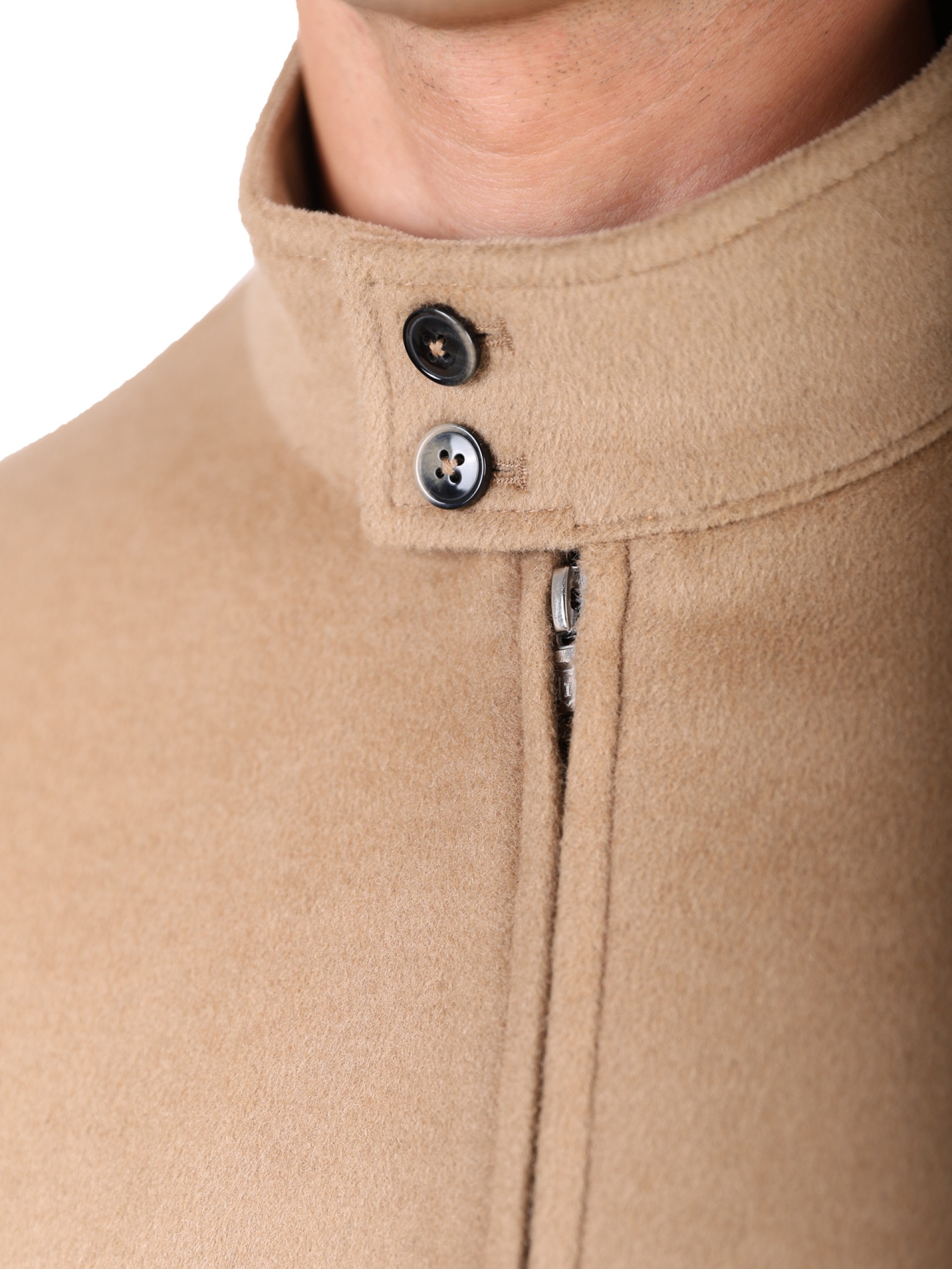 Blusão bomber de lã