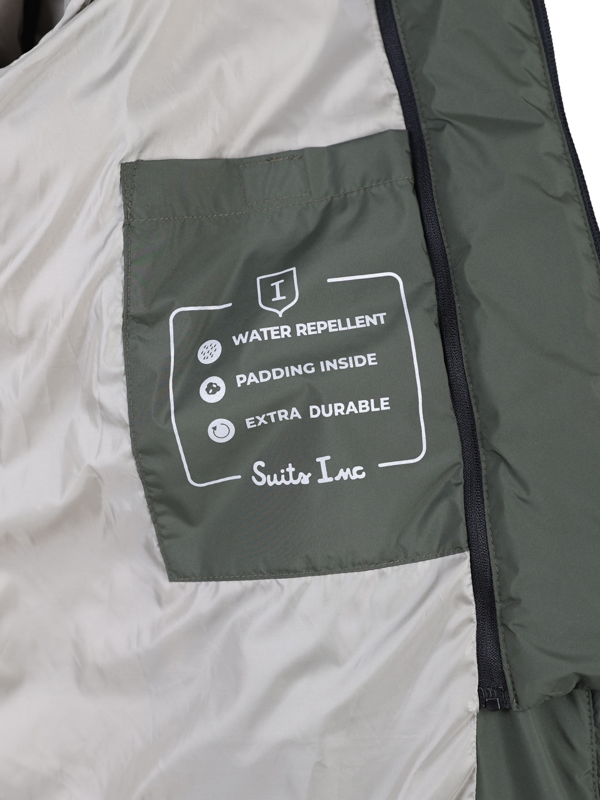 Parka técnica com vista interior