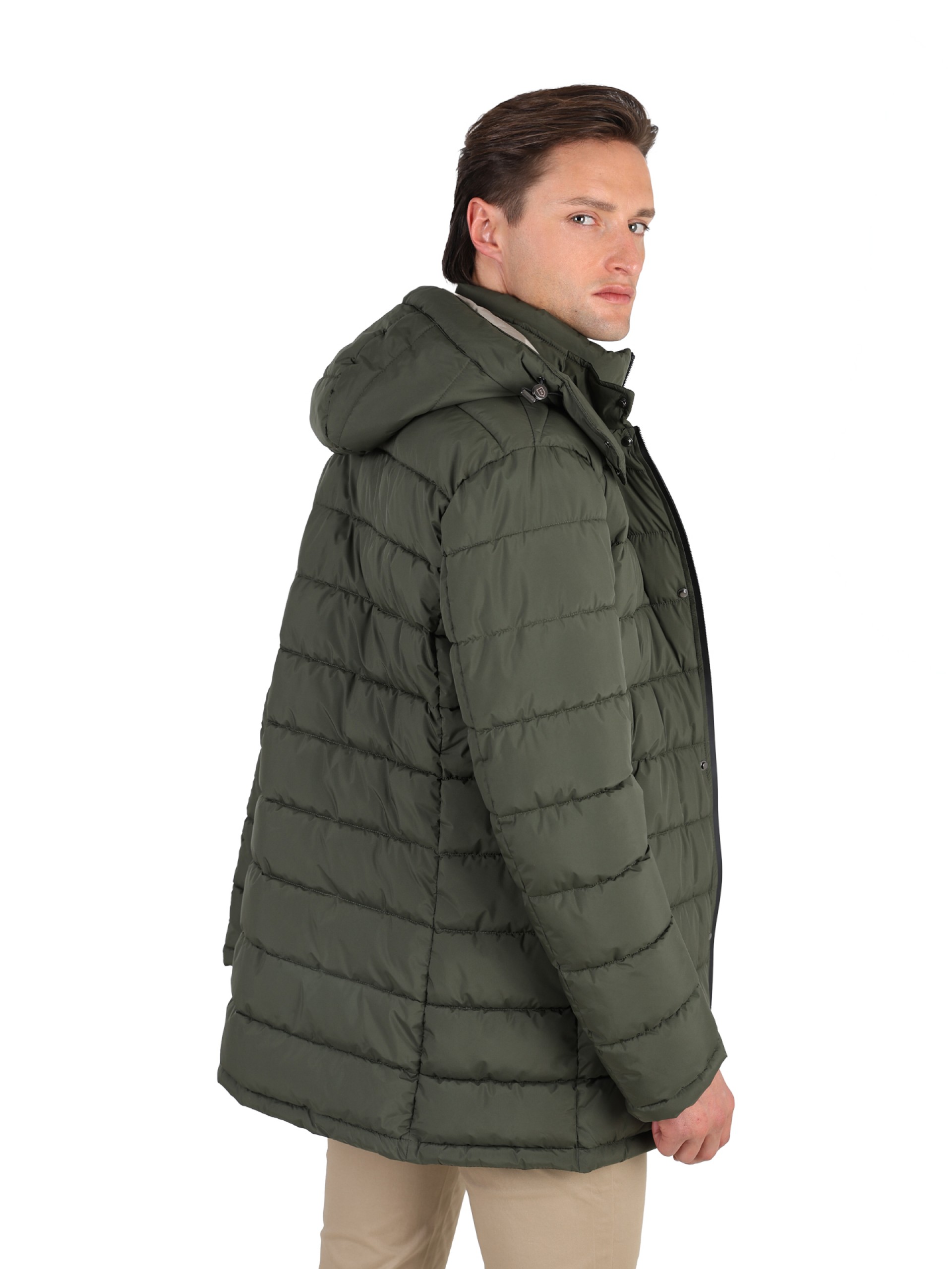 Parka técnica com vista interior