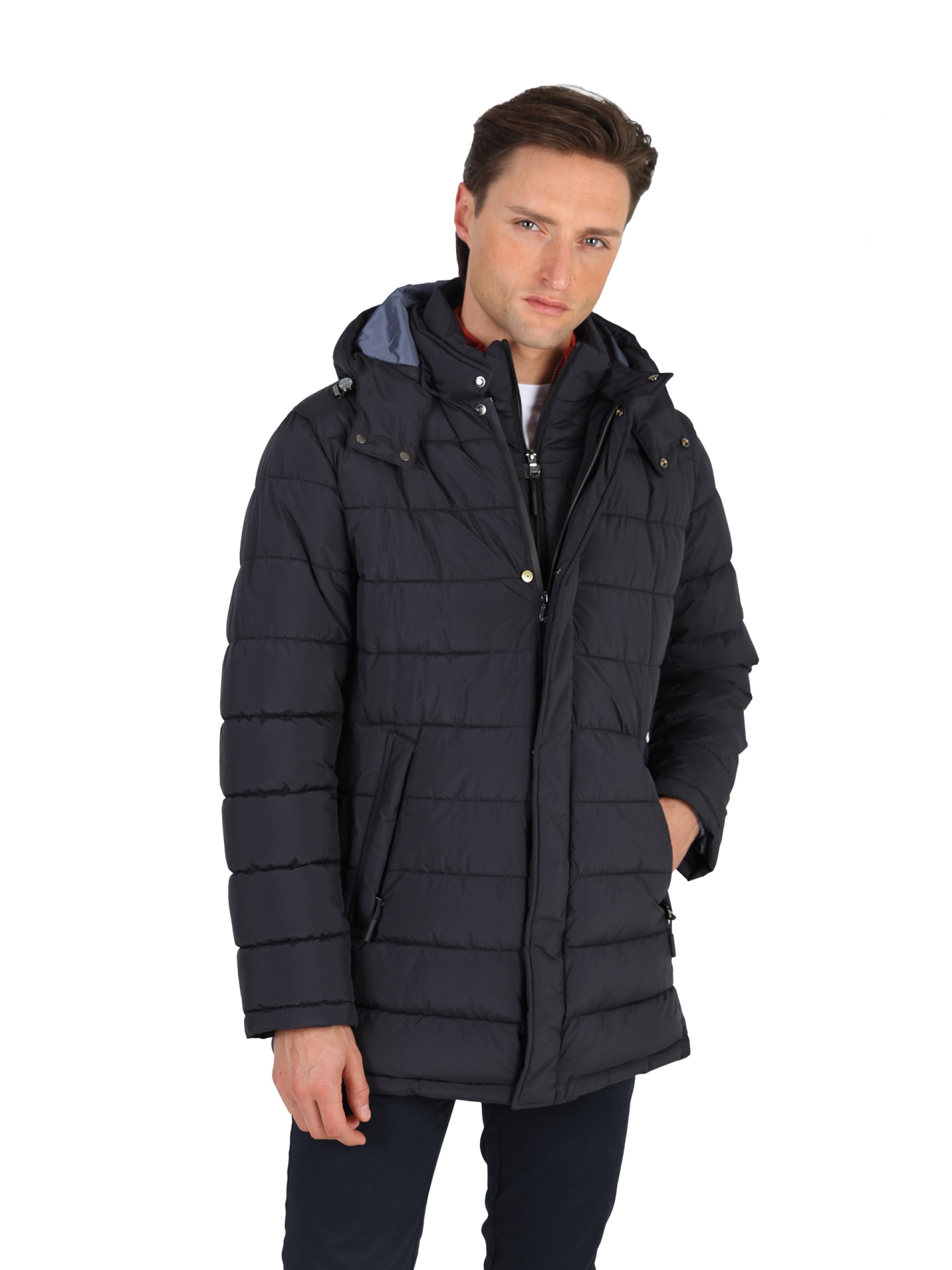 Parka técnica com vista interior