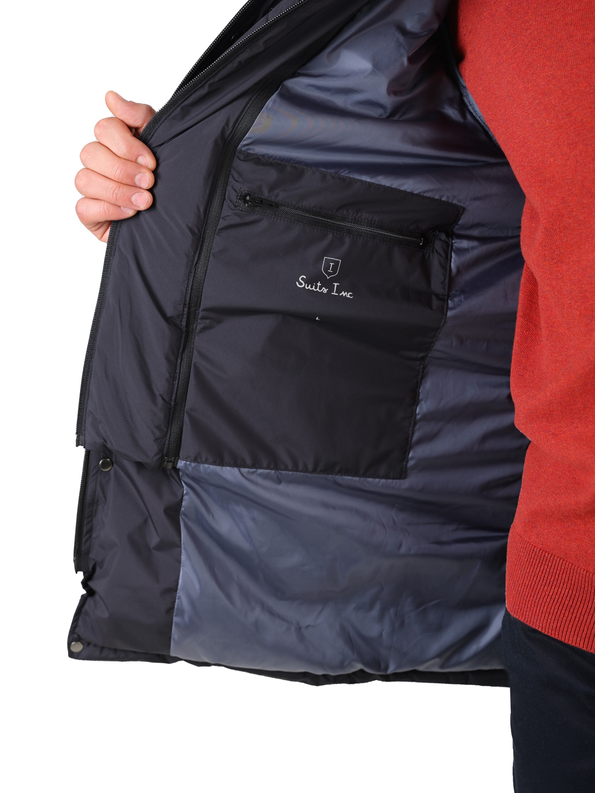 Parka técnica com vista interior