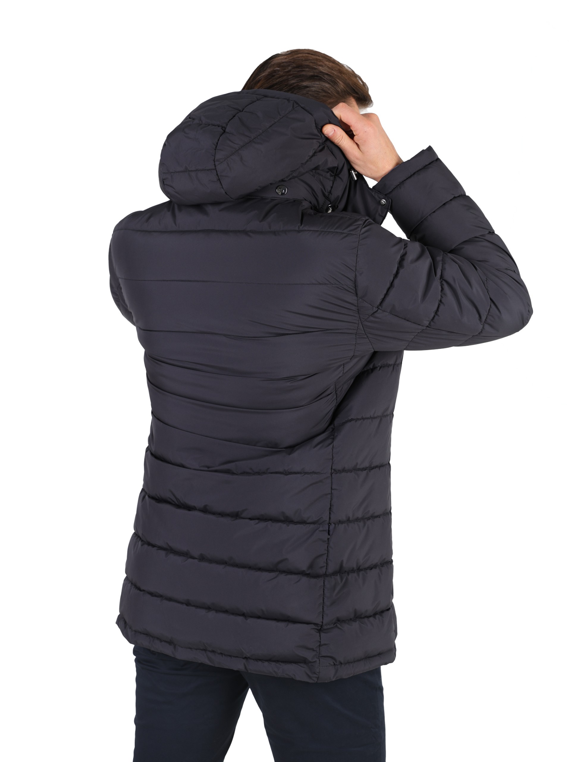 Parka técnica com vista interior