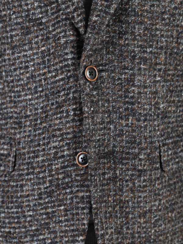 Wool blazer with embedded pocket square Wool blazer with embedded pocket square