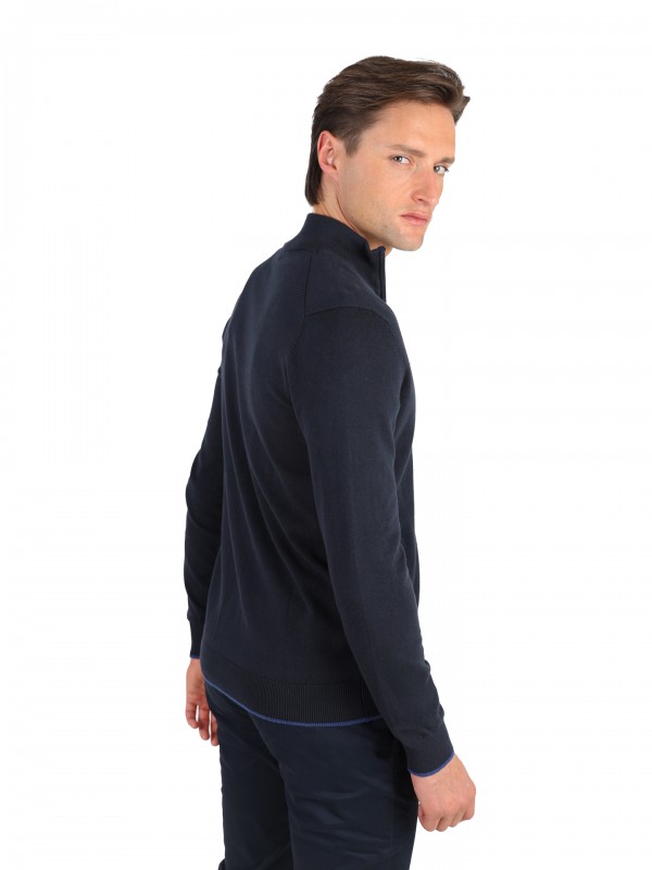 Casaco de malha liso algodão Casaco de malha liso algodão