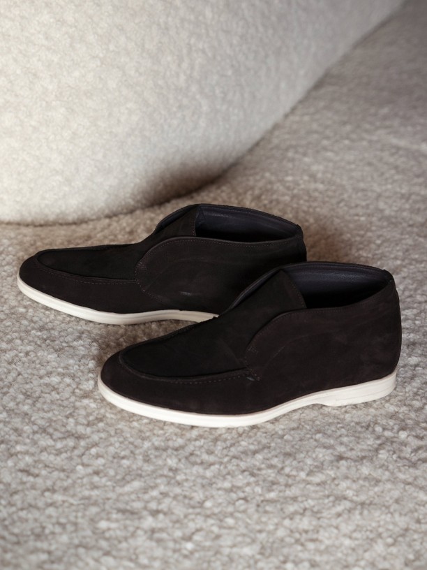 Botins em pele Croute