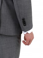 Regular-fit micro-pattern wool suit Regular-fit micro-pattern wool suit