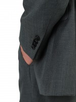 Regular-fit micro-pattern wool suit Regular-fit micro-pattern wool suit