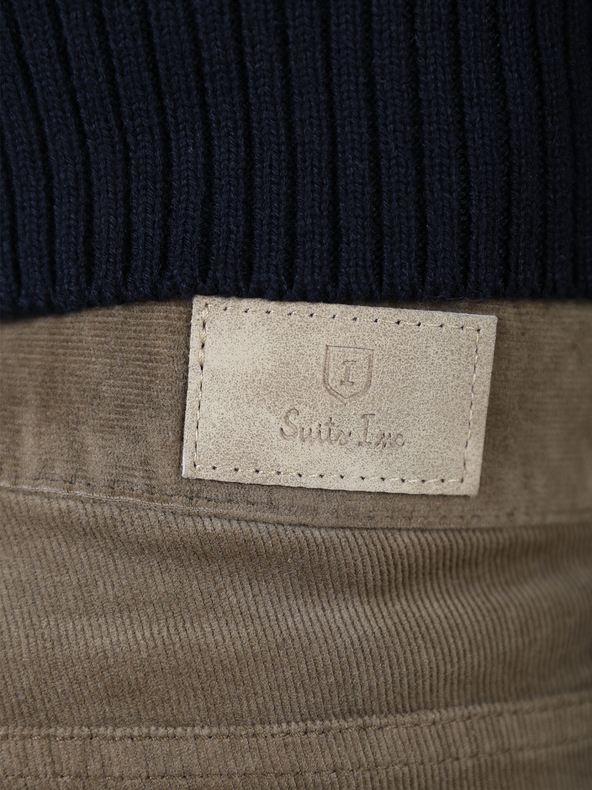 Slim-fit corduroy trousers