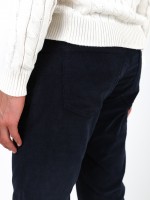 Calça de bombazina slim fit Calça de bombazina slim fit