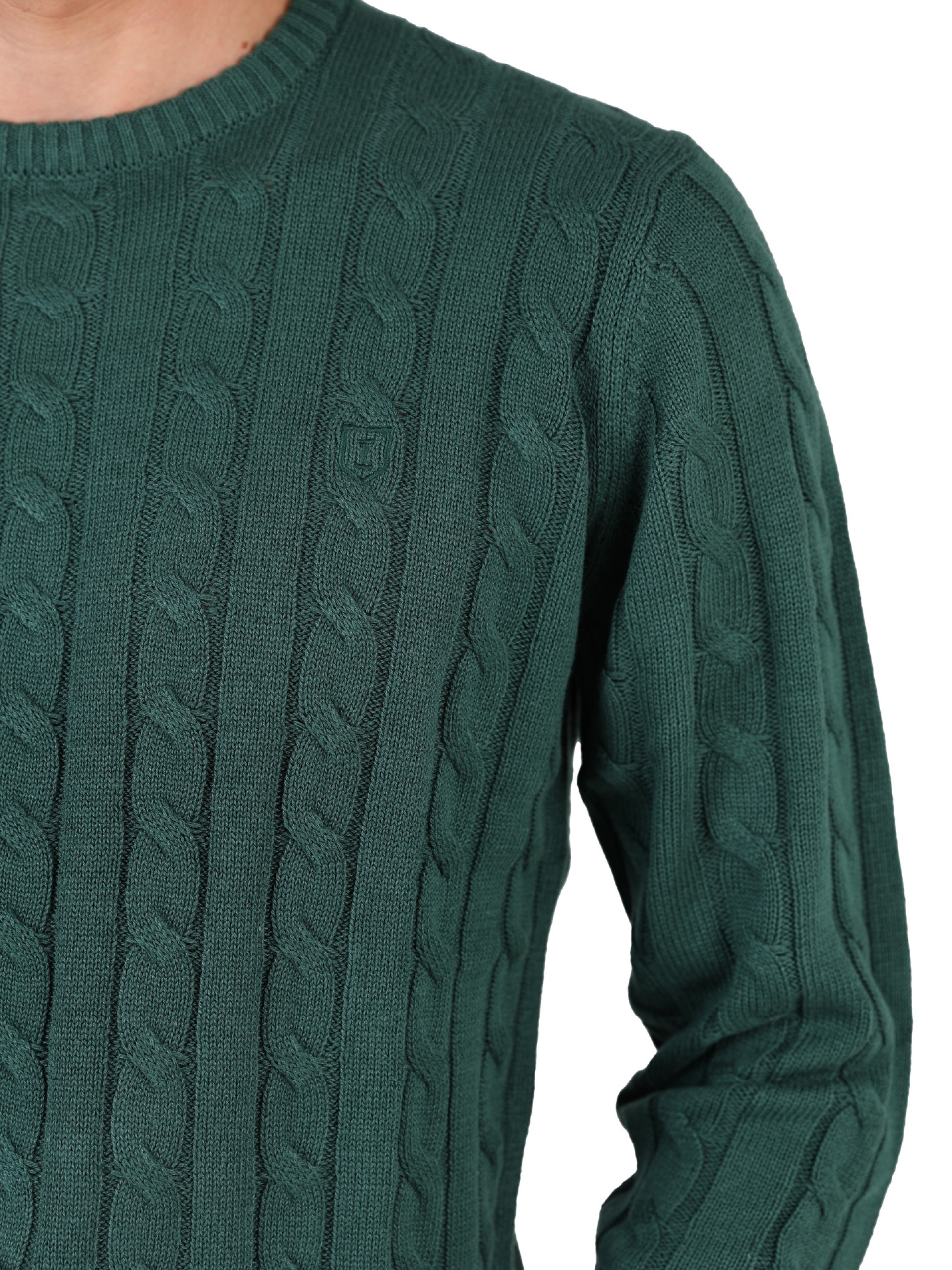 Cotton cable-knit sweater