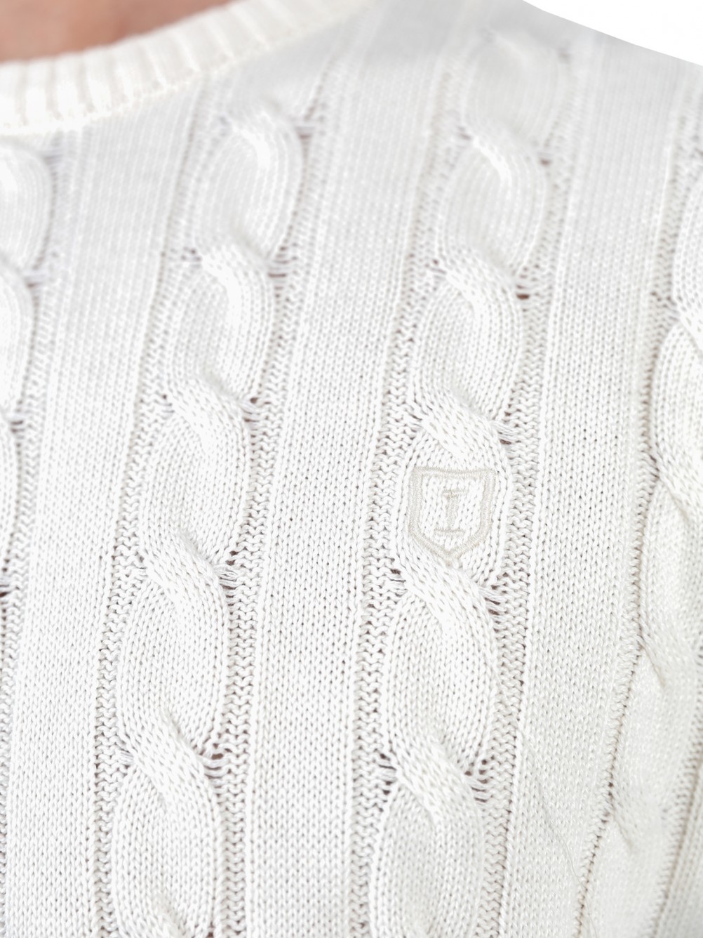 Cotton cable-knit sweater