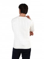 Cotton cable-knit sweater