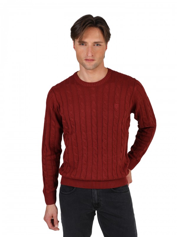 Cotton cable-knit sweater Cotton cable-knit sweater