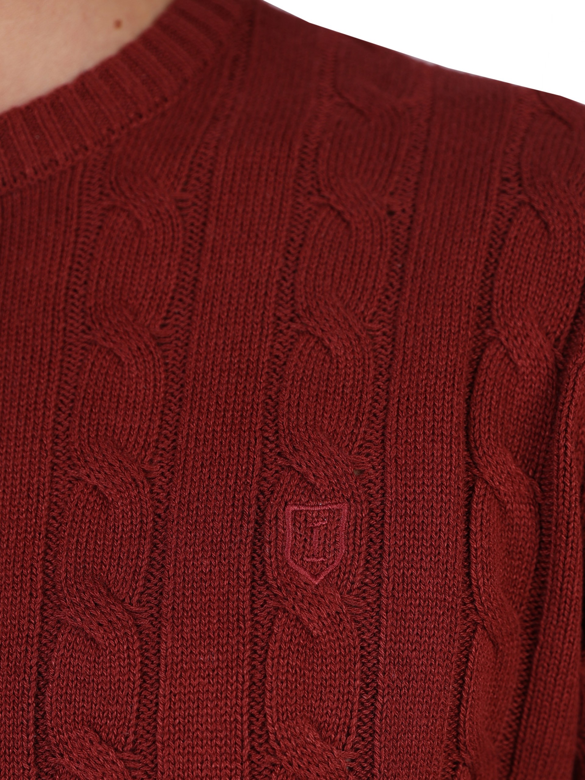 Cotton cable-knit sweater