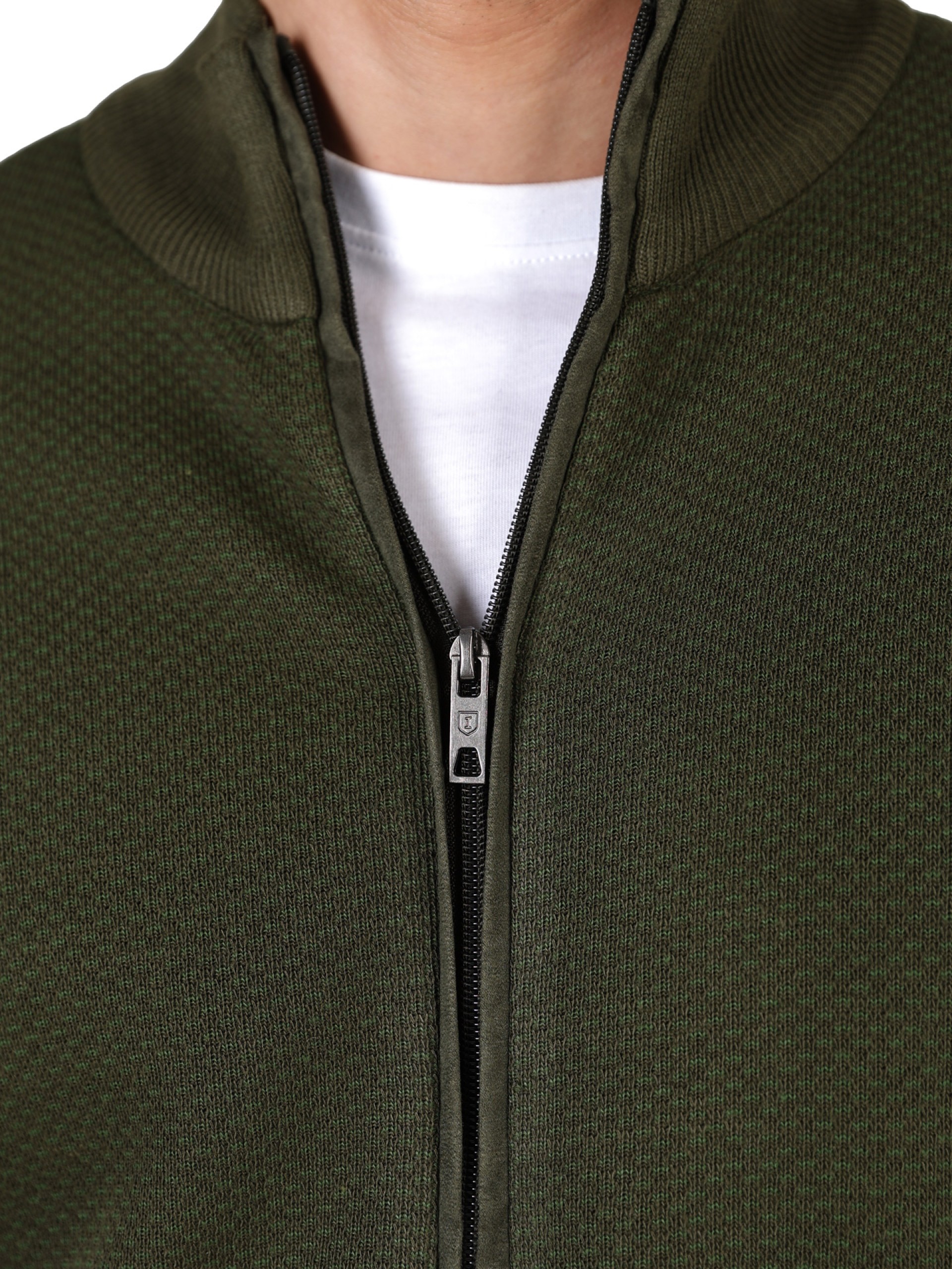 Casaco de malha polar