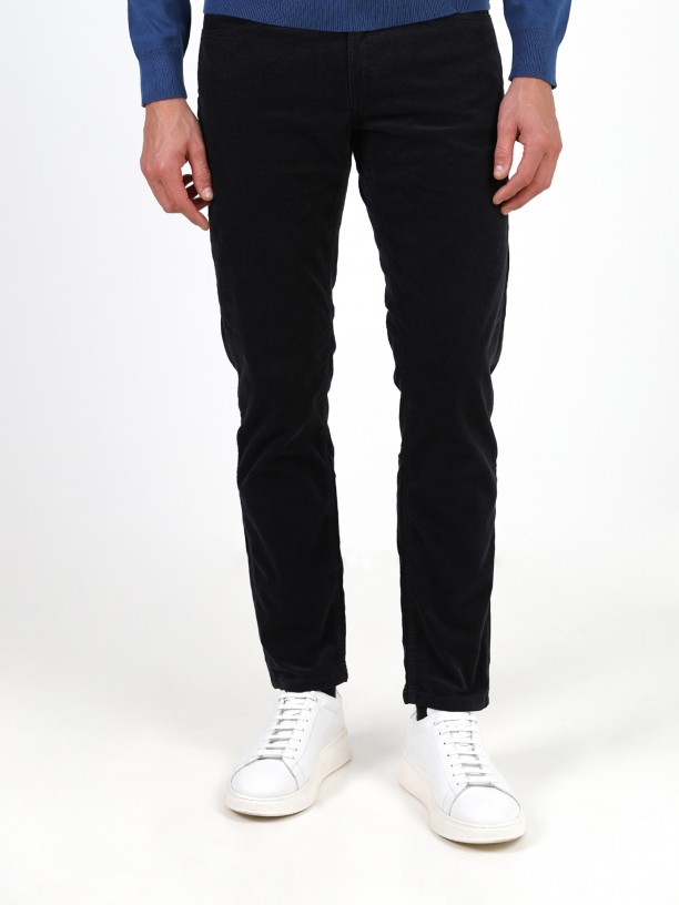 Cala de bombazina slim fit