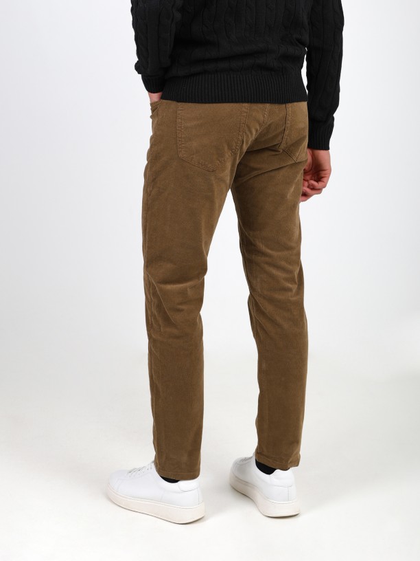Cala de bombazina slim fit