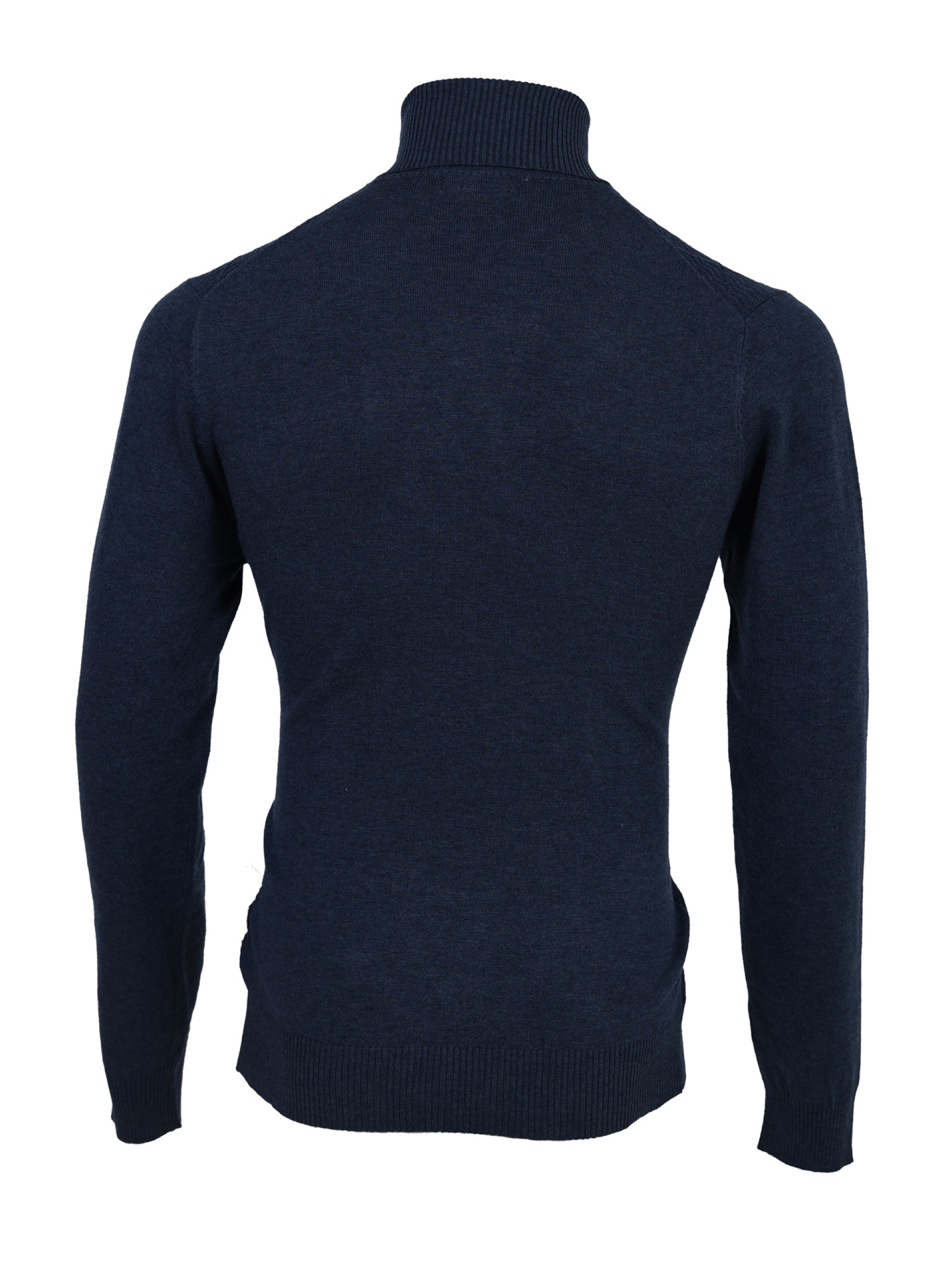 Jersey de cuello alto con efecto trenzado