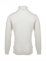 Jersey de cuello alto con efecto trenzado Jersey de cuello alto con efecto trenzado