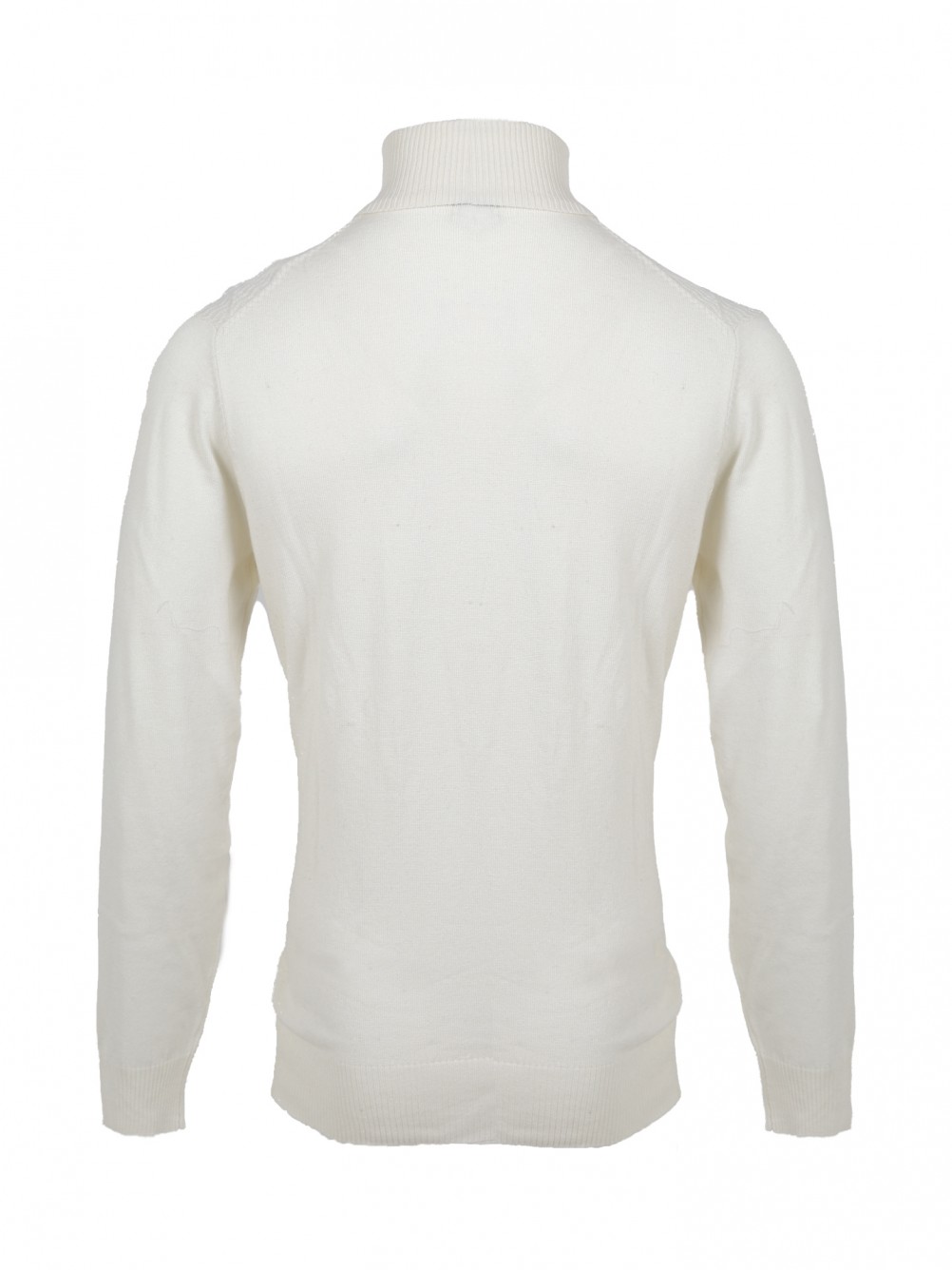 Jersey de cuello alto con efecto trenzado