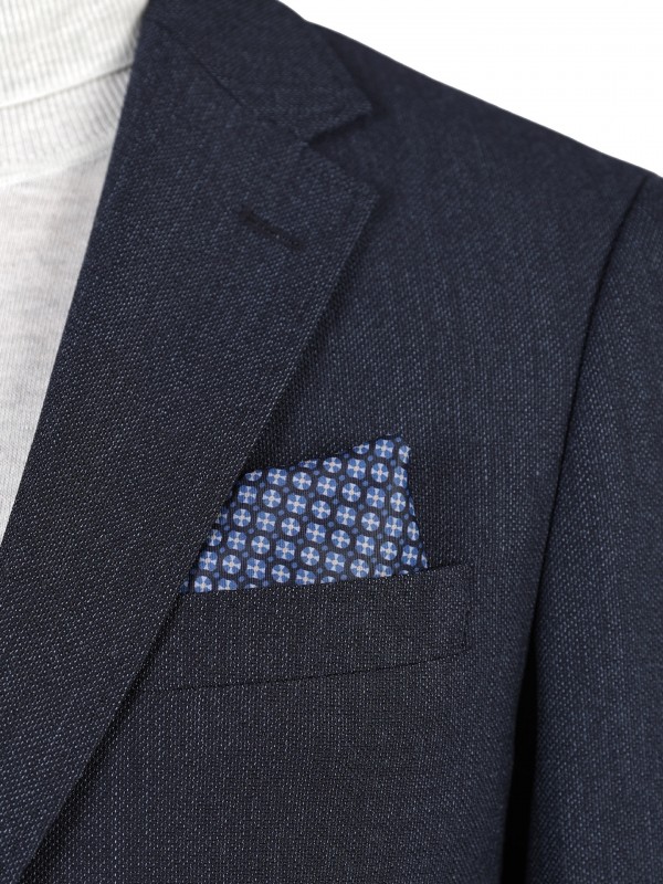 Wool blazer with micro pattern Wool blazer with micro pattern