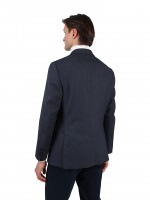 Blazer de lana con micropatrón Blazer de lana con micropatrón