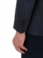 Blazer de lana con micropatrón Blazer de lana con micropatrón