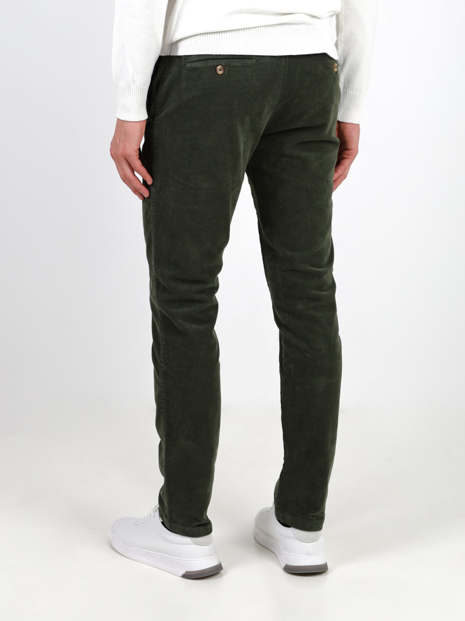 Calça de bombazina com algodão