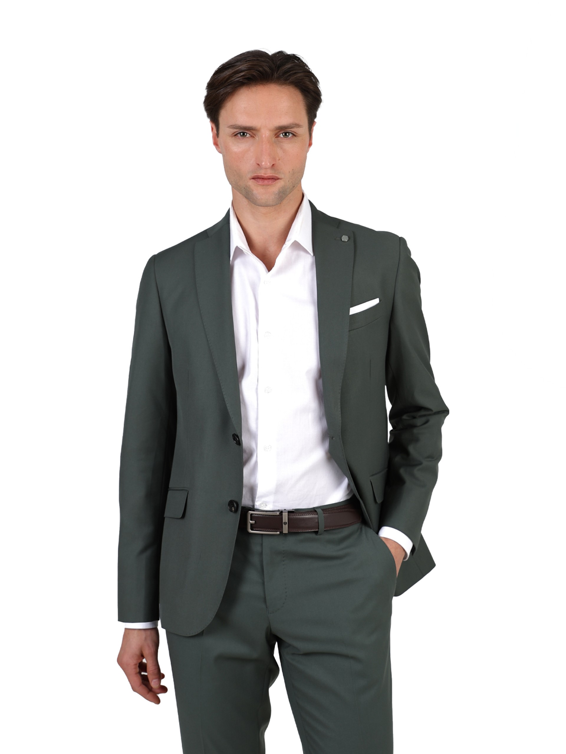 Slim Fit Plain Suit