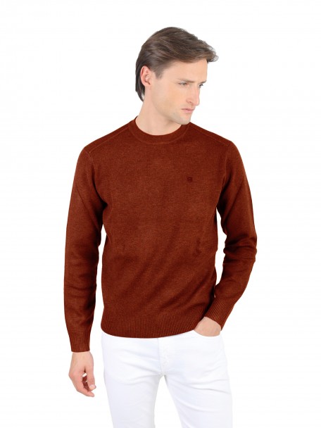 Structured crew-neck knit Structured crew-neck knit