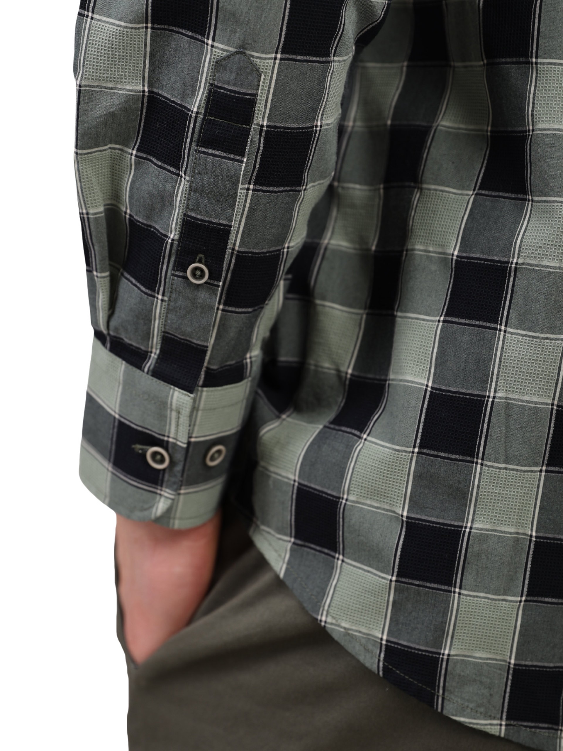 Camisa Casual em Algodão - Padrão Xadrez