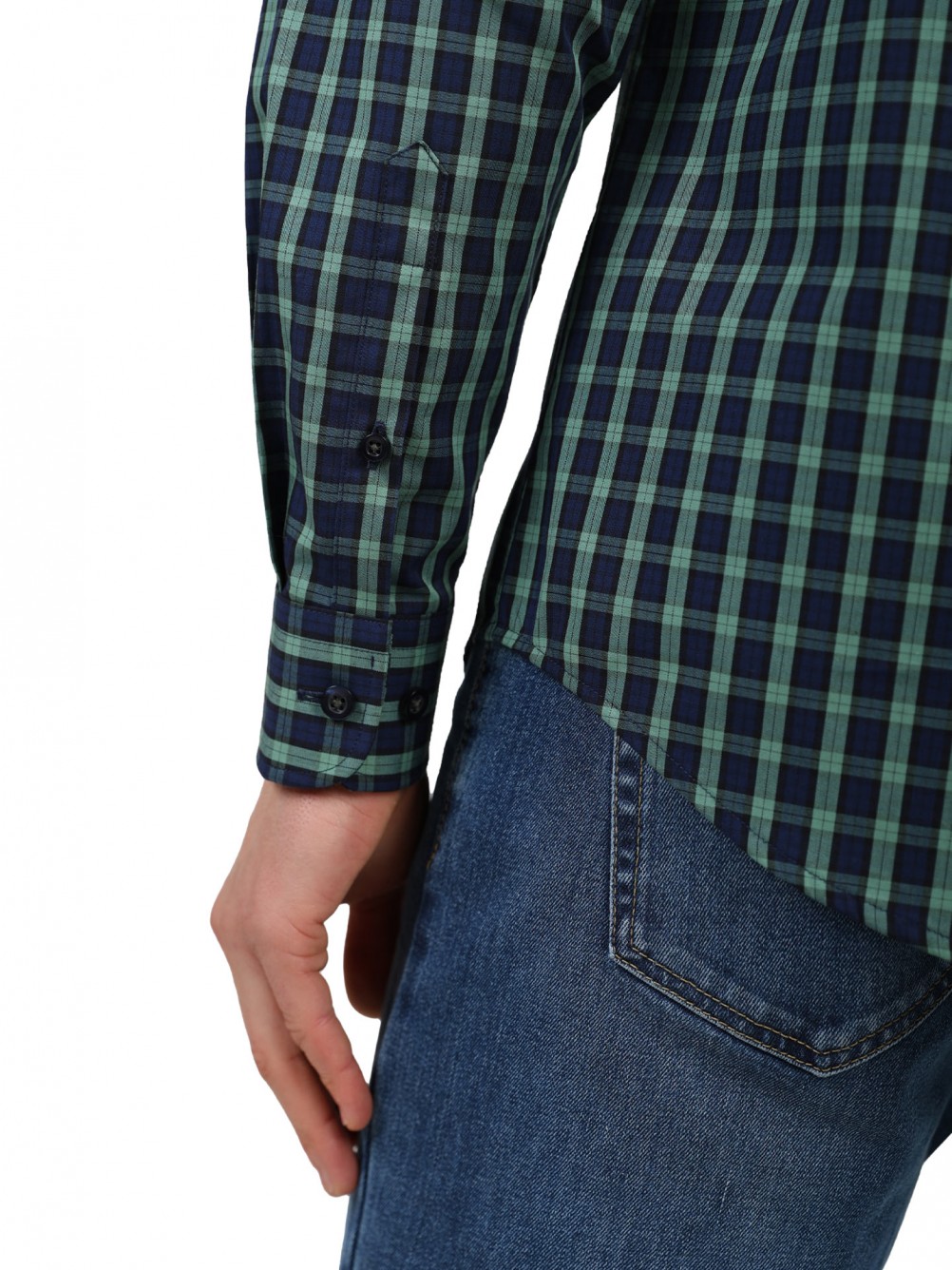 Camisa Casual em Algod�o - Padr�o Xadrez