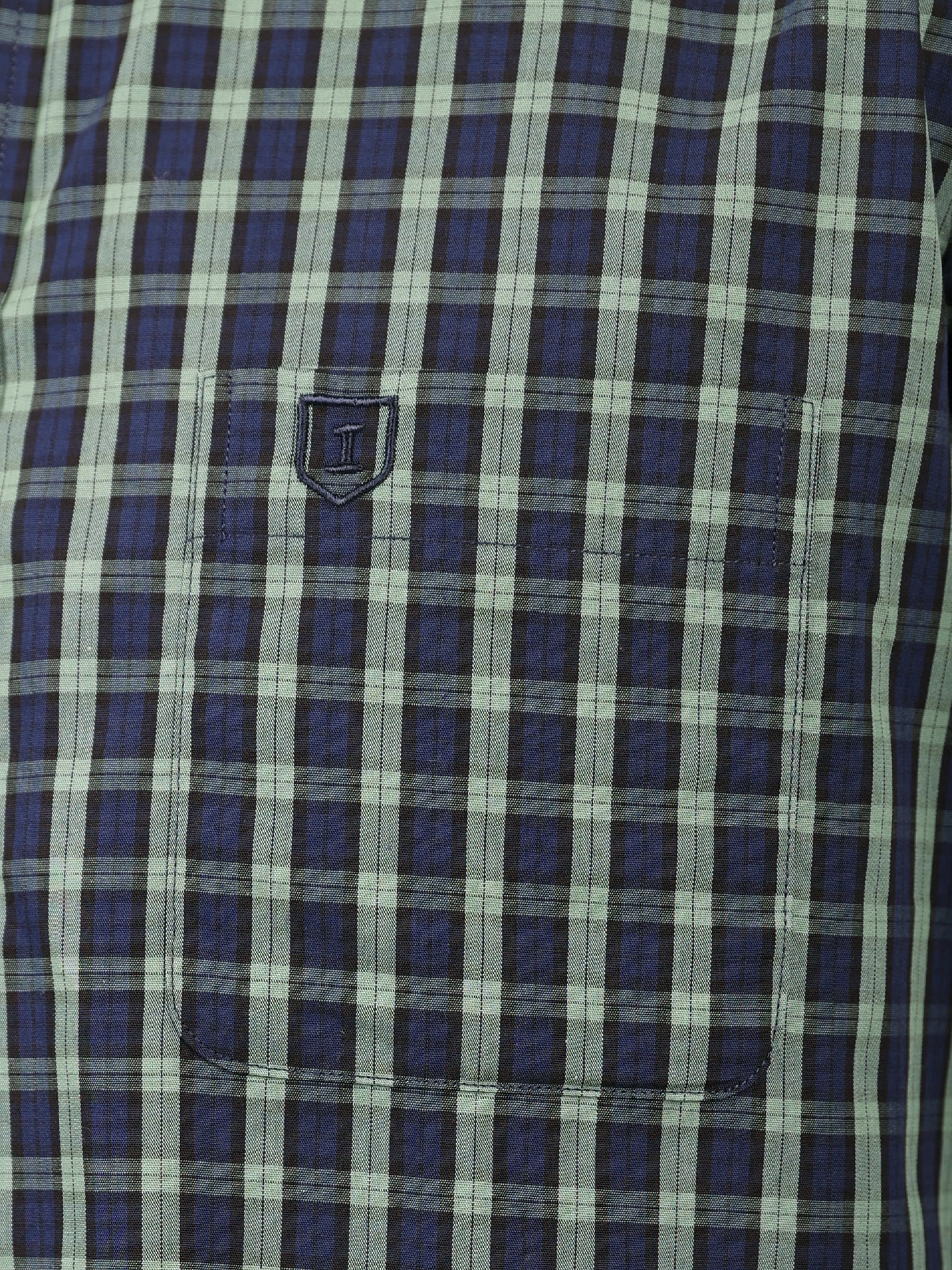 Camisa Casual em Algodão - Padrão Xadrez