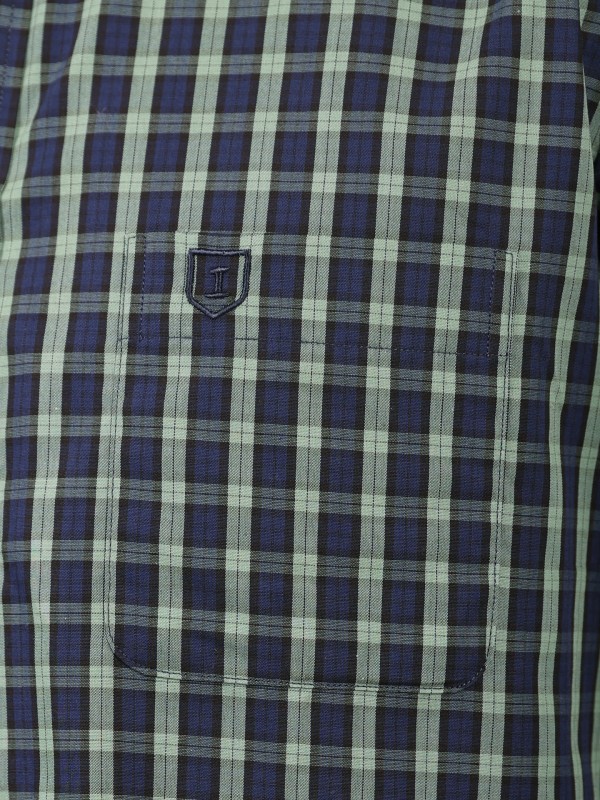 Camisa Casual em Algodão - Padrão Xadrez Camisa Casual em Algodão - Padrão Xadrez