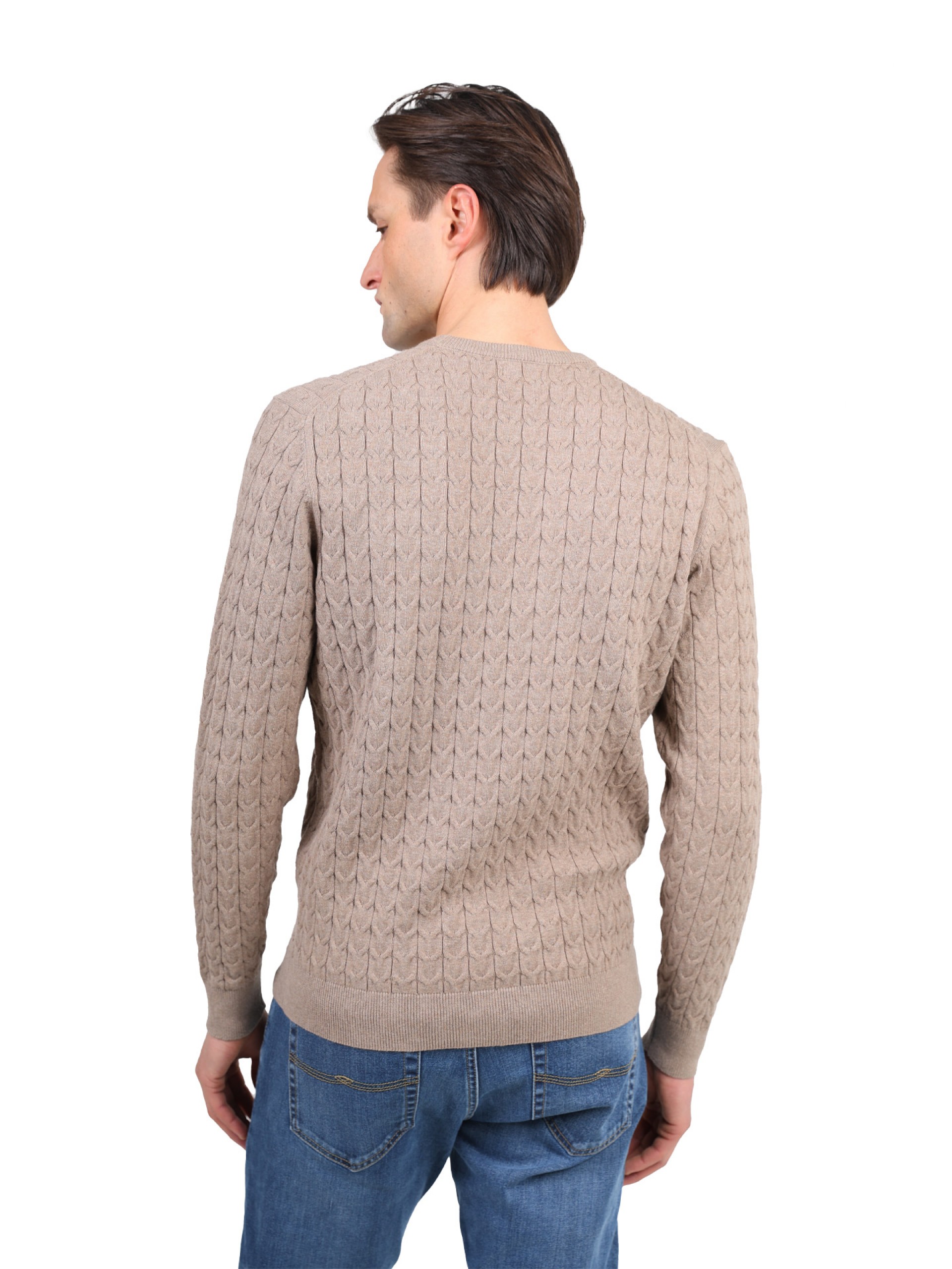 Cotton cable-knit sweater