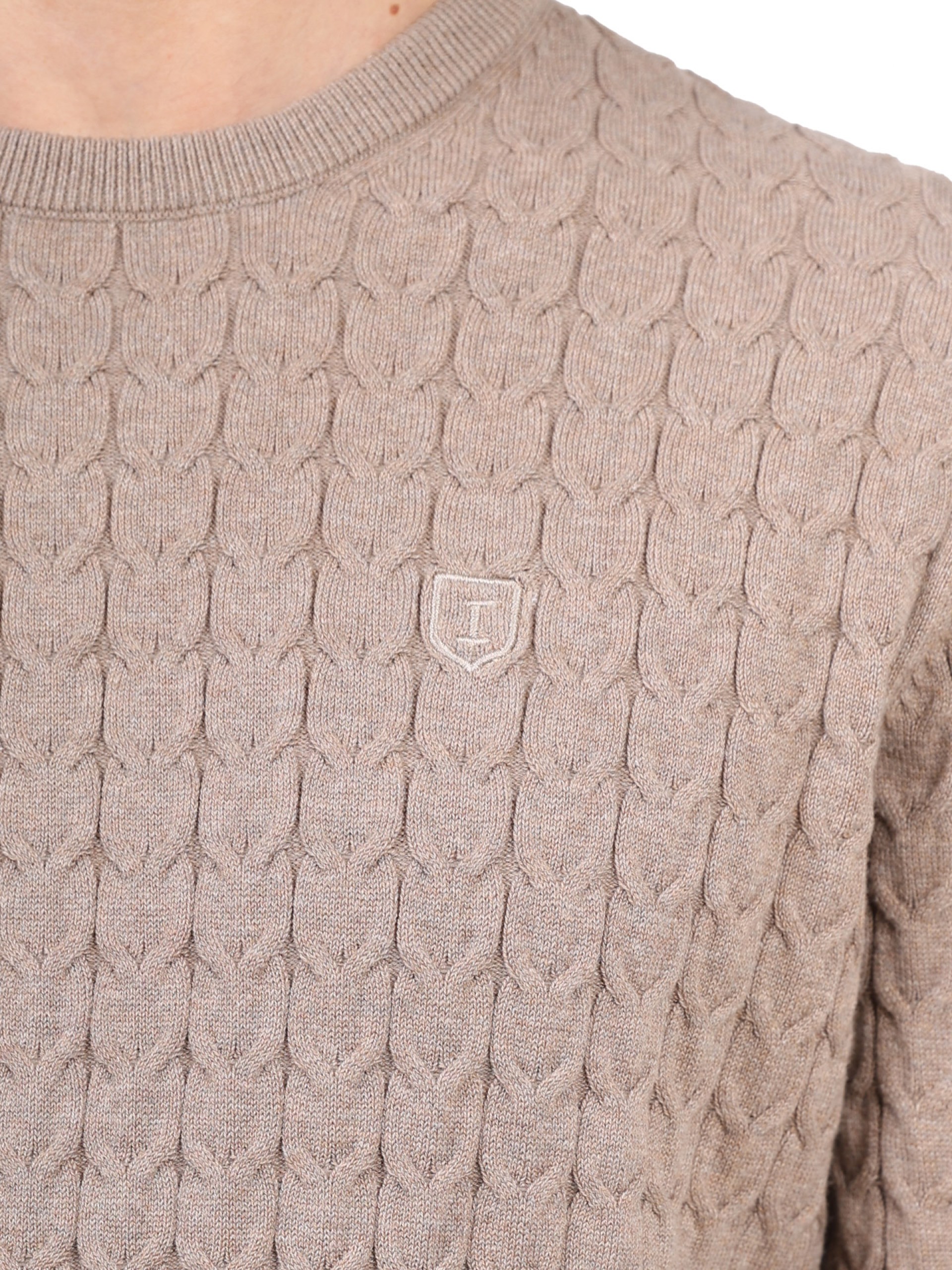 Cotton cable-knit sweater