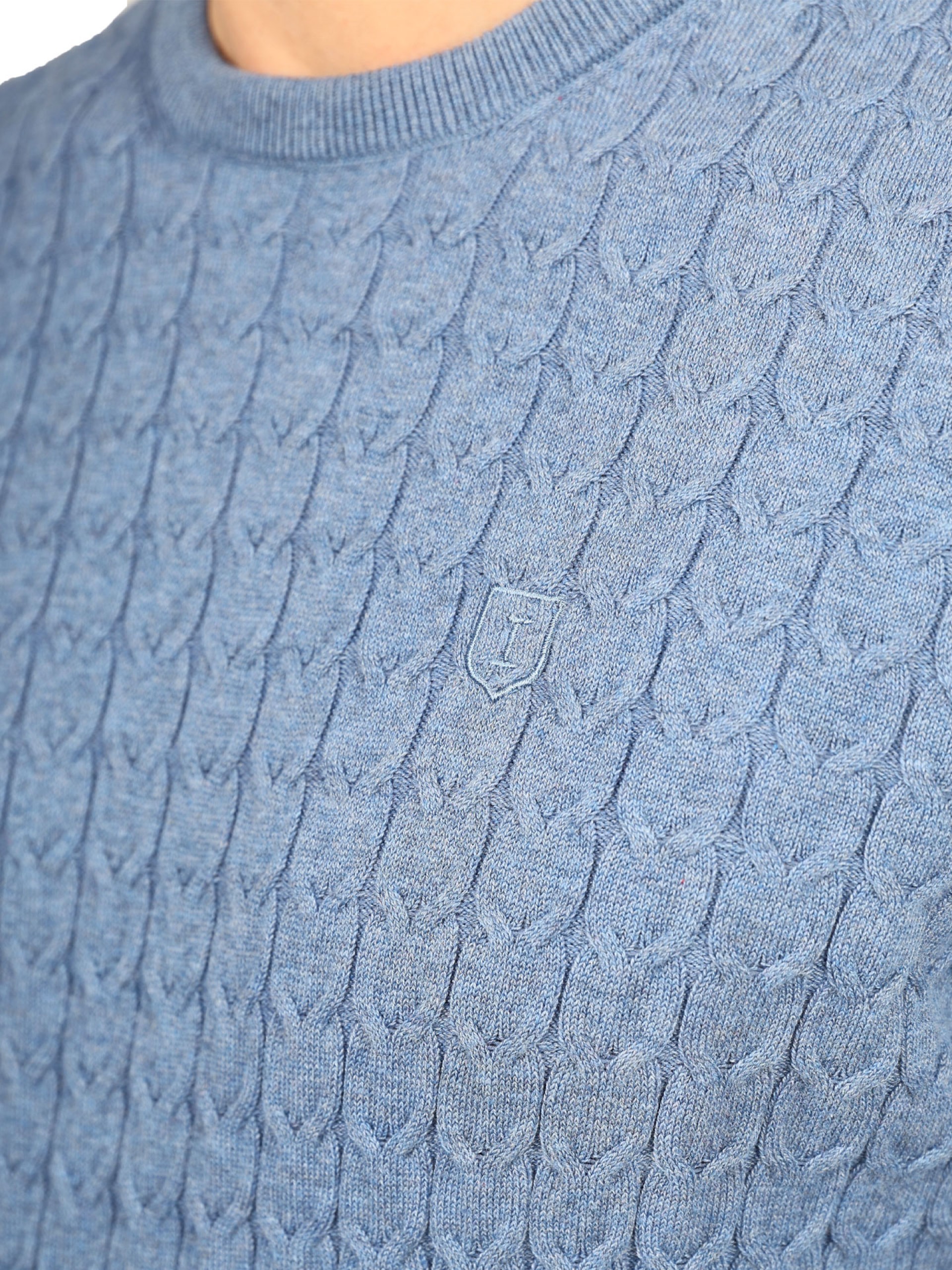 Cotton cable-knit sweater