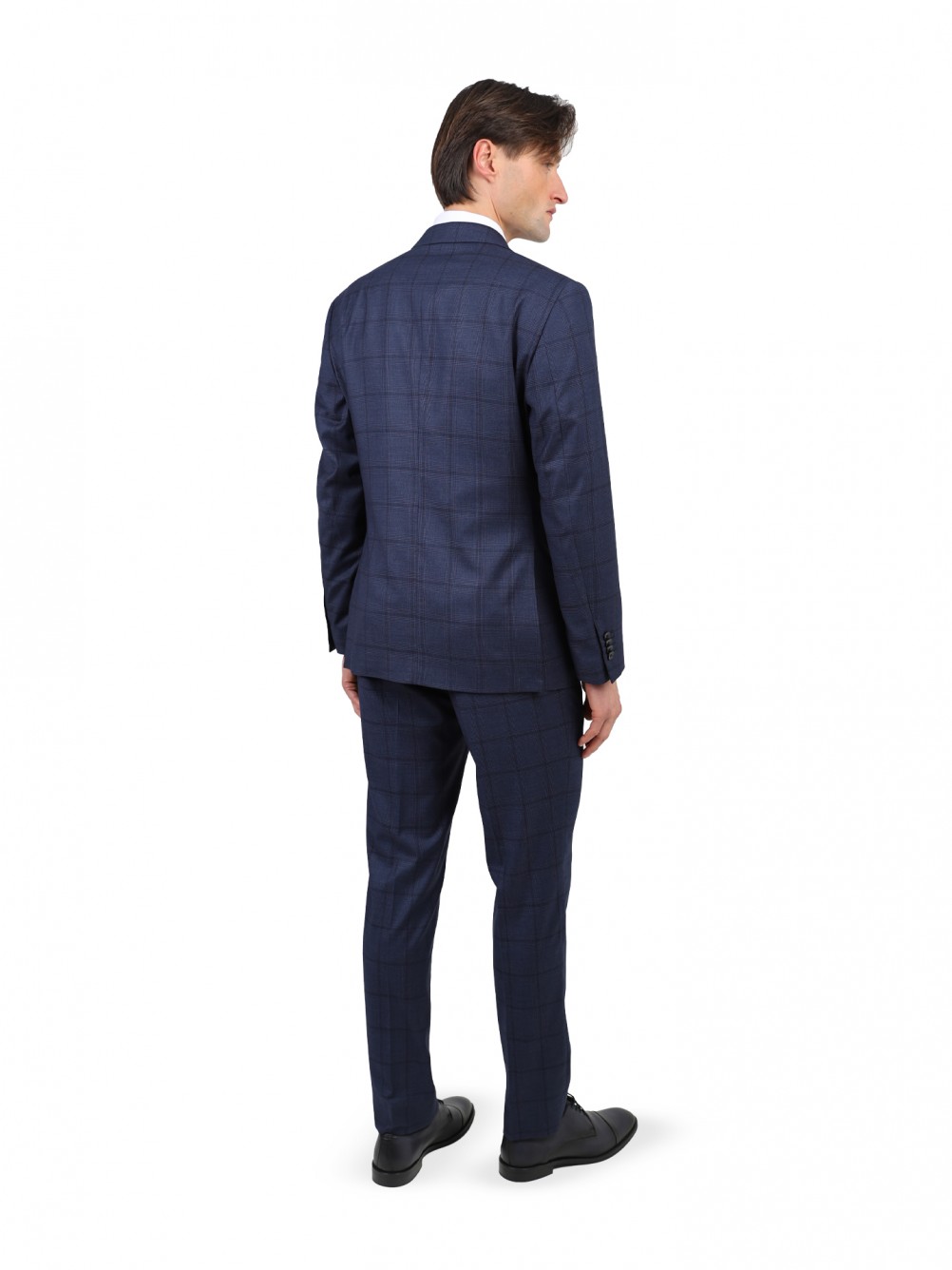 Double-breasted suit with pattern