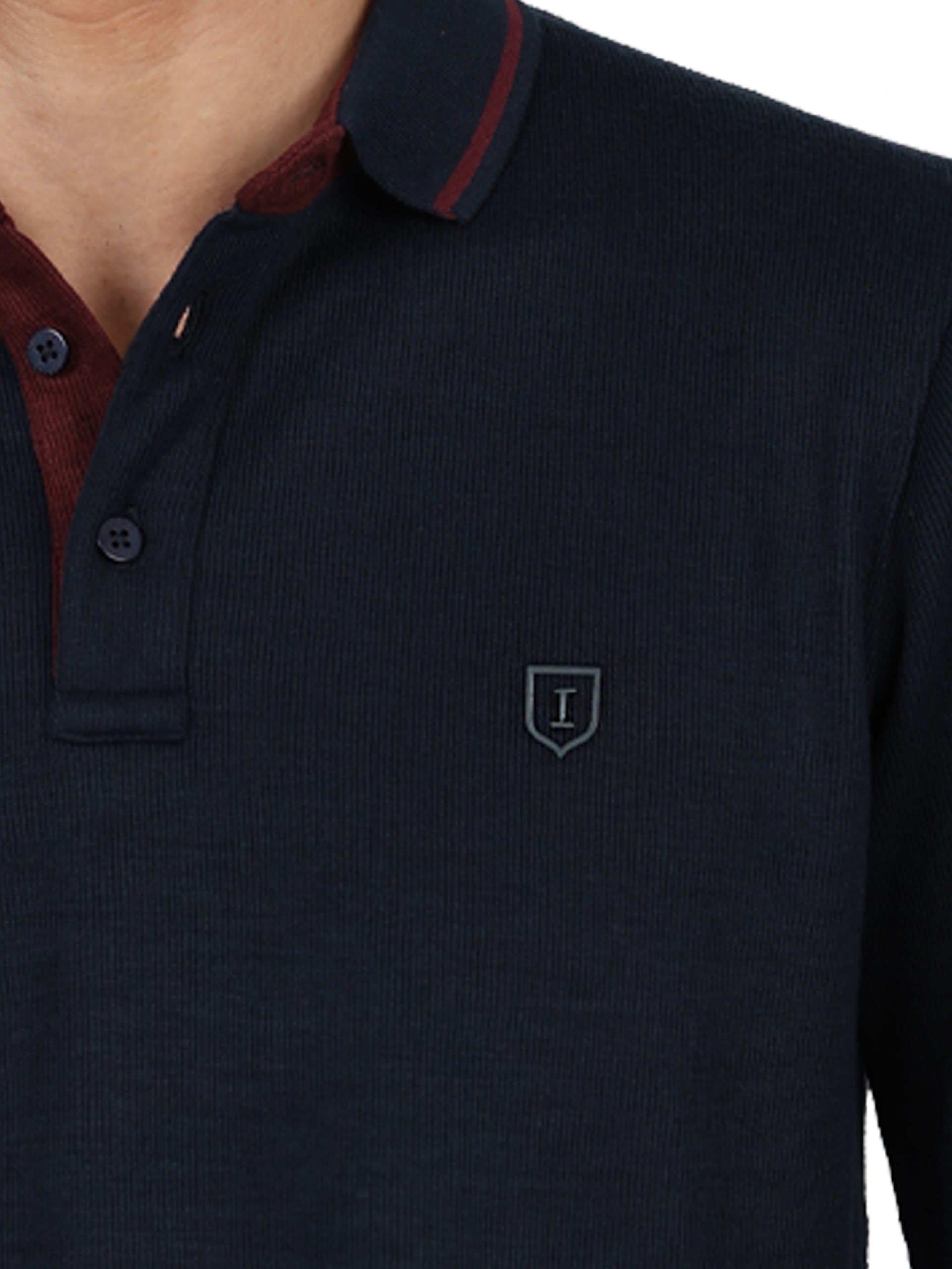 Long-sleeve polo