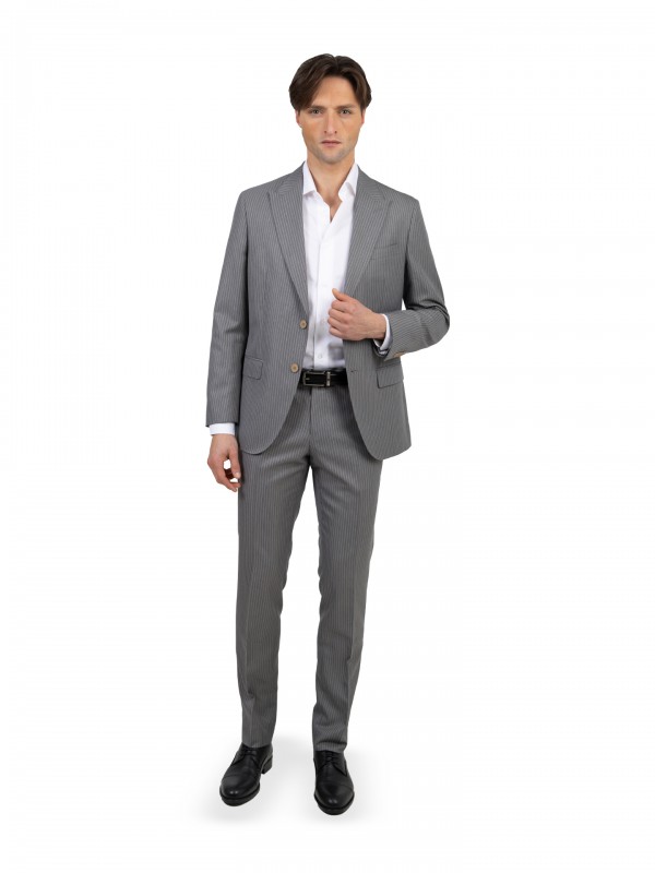 Regular-fit pattern suit