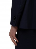 Fato azul com padrão slim fit Fato azul com padrão slim fit