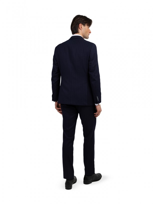 Slim Fit striped suit