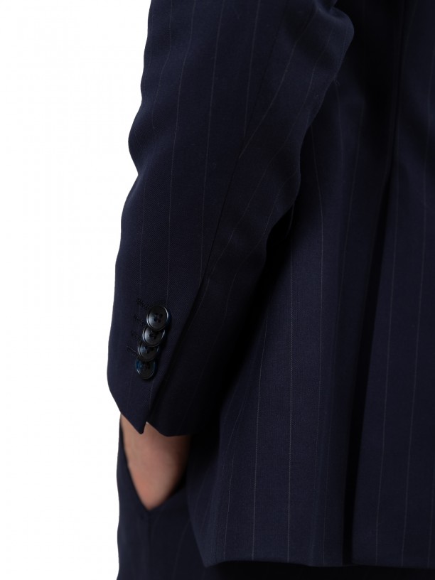 Slim Fit striped suit