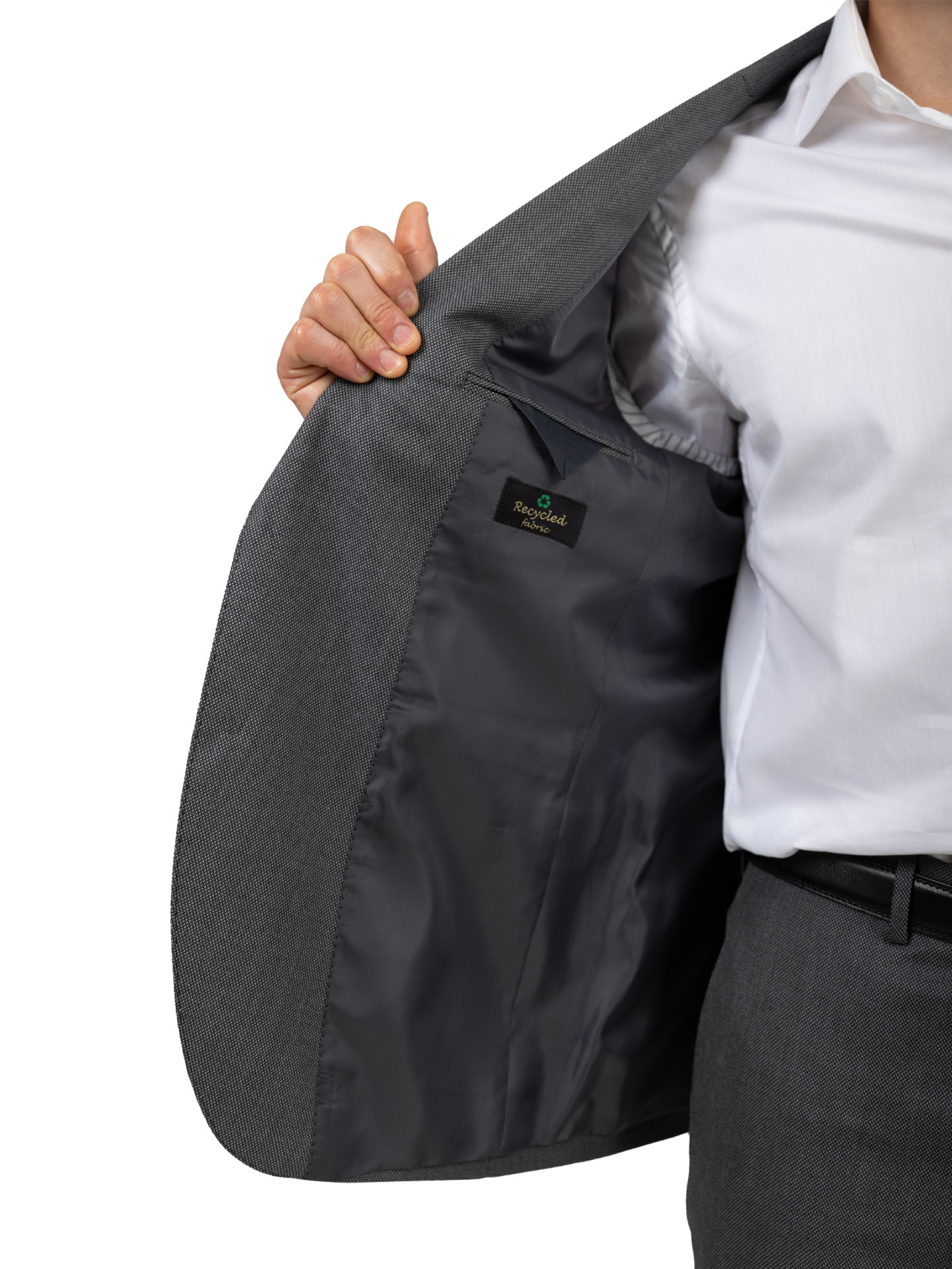 Traje micro estampado regular fit