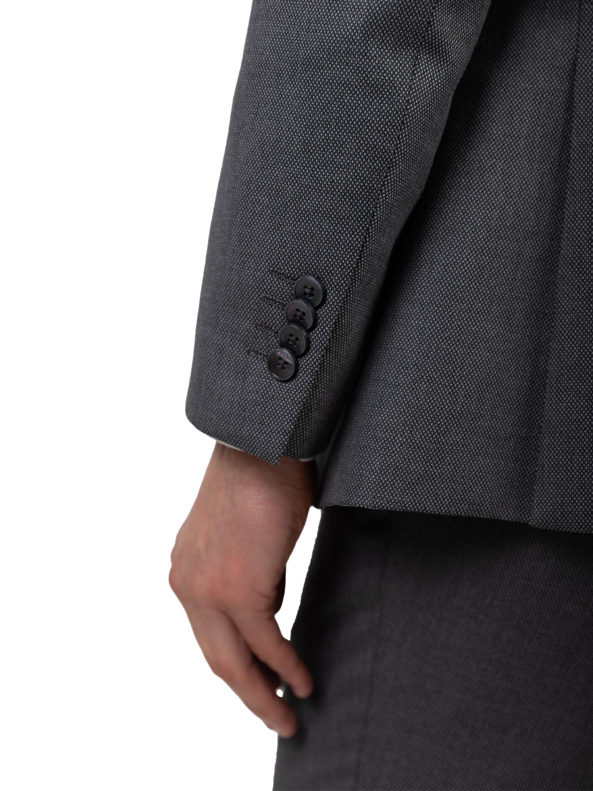 Traje micro estampado regular fit