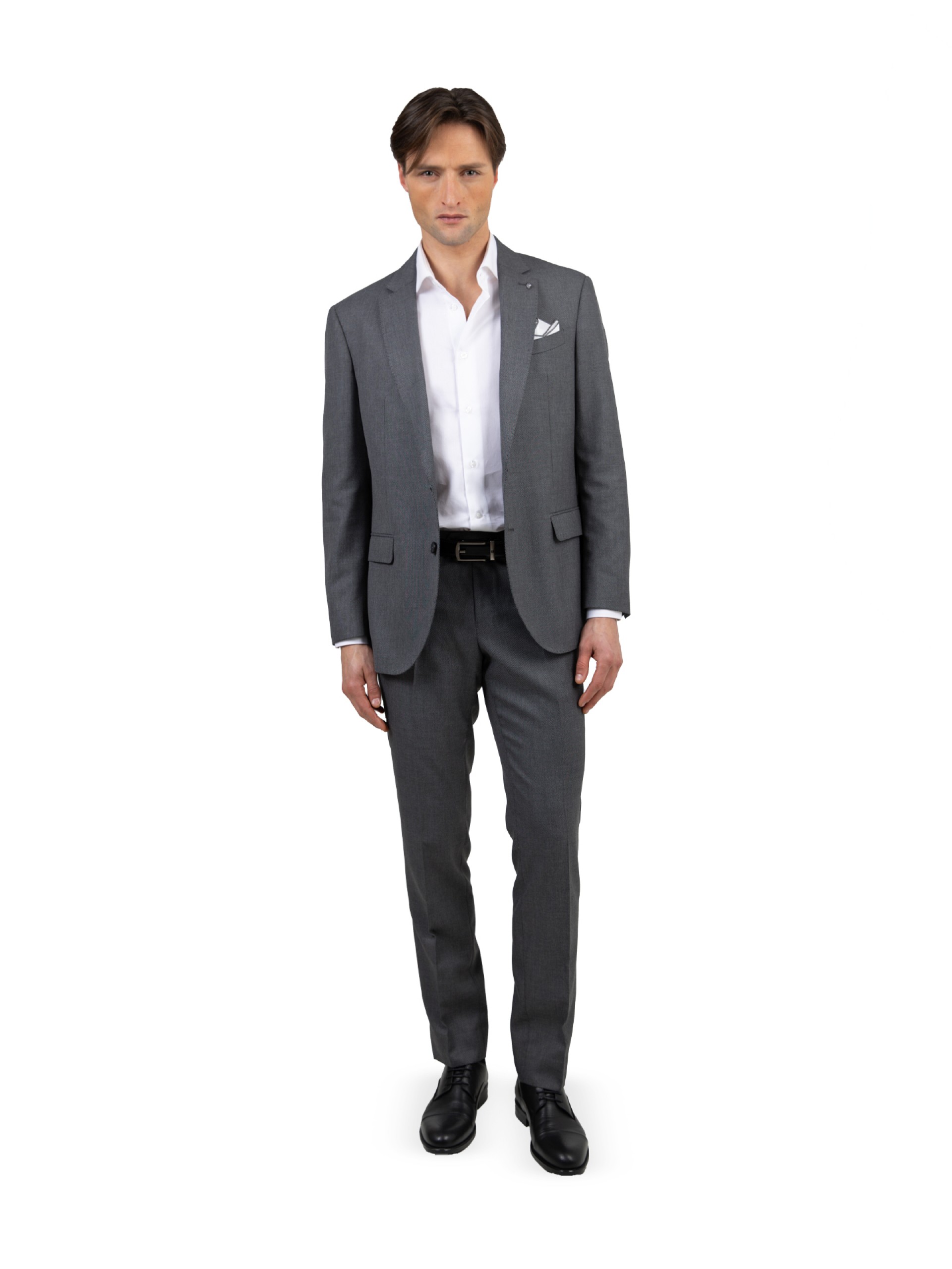 Traje micro estampado regular fit