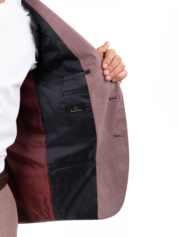 Traje de microestructura slim fit Traje de microestructura slim fit