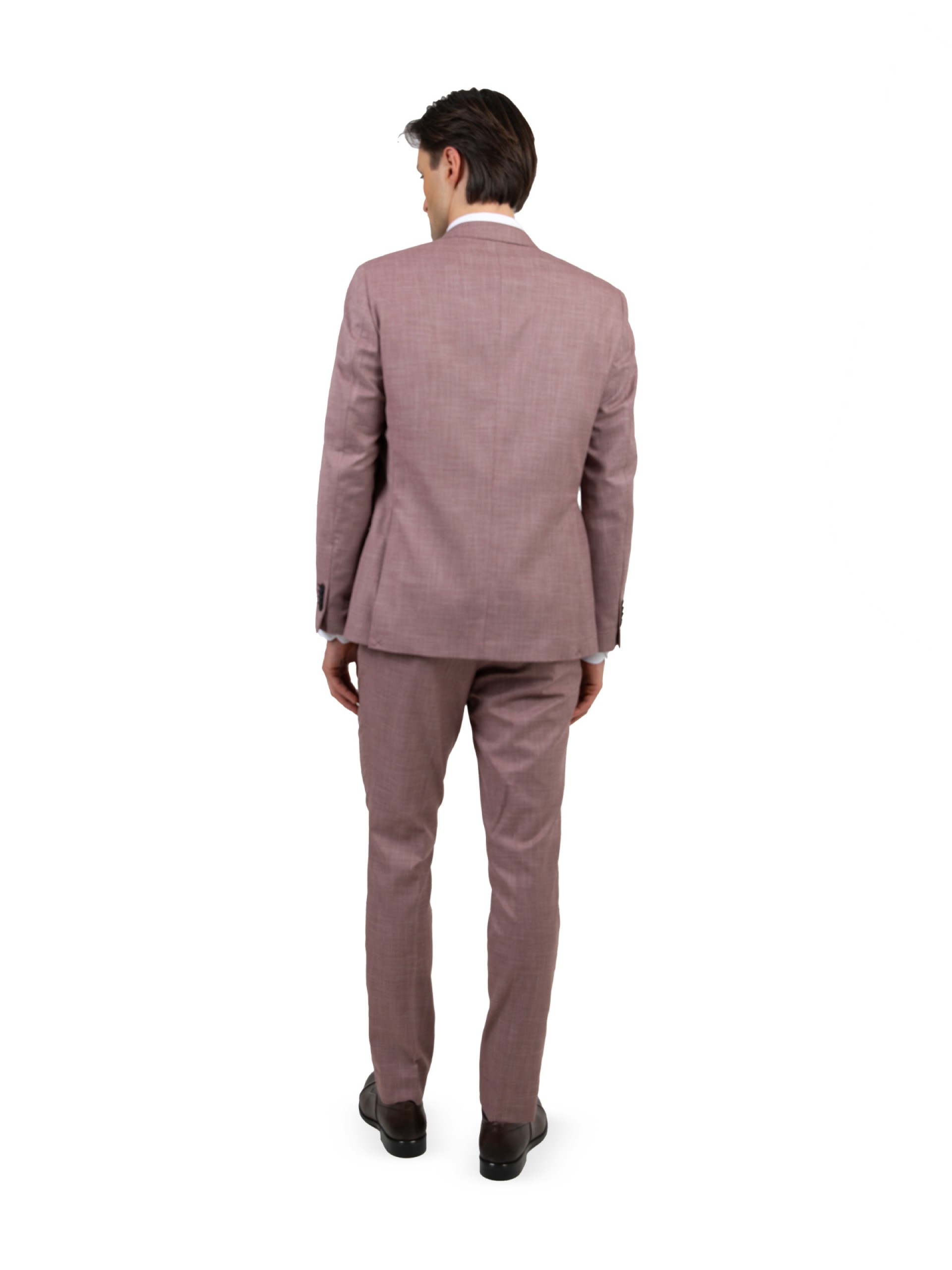 Traje de microestructura slim fit
