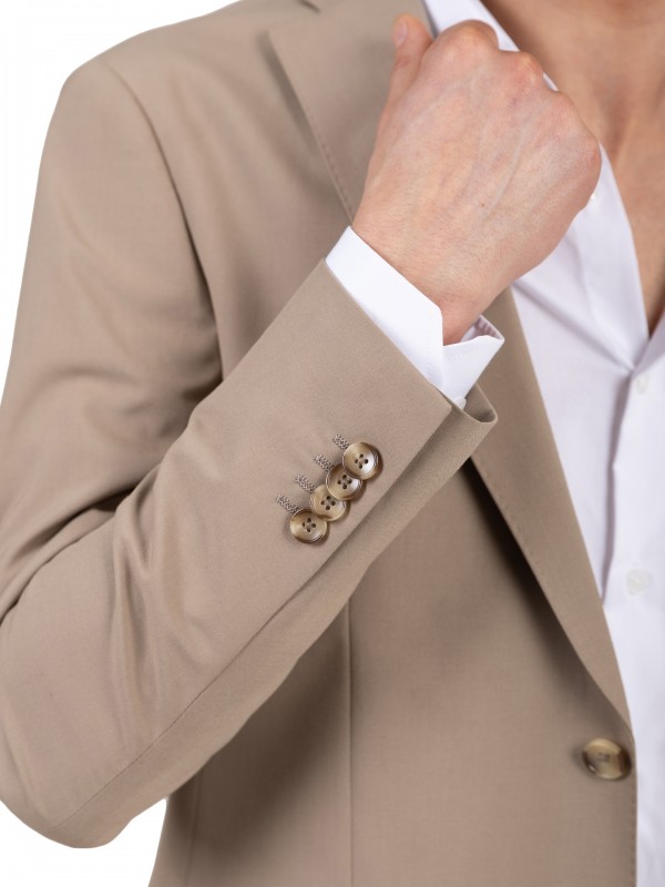 Traje liso de corte Slim Fit Traje liso de corte Slim Fit