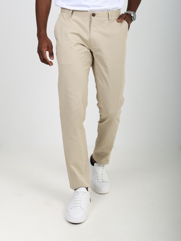 Stretch cotton chino trousers Stretch cotton chino trousers